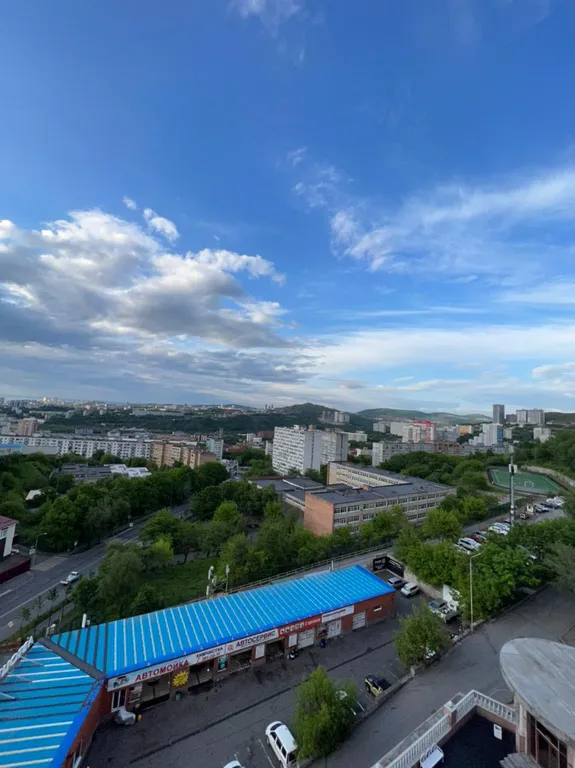 Квартира двухкомнатная в Ленинском, 55 м², Владивосток — вид из окна, фото 2