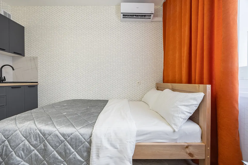 Студия однокомнатная у Буревестника, в Мещерке, 20 м², Нижний Новгород — спальня, фото 6