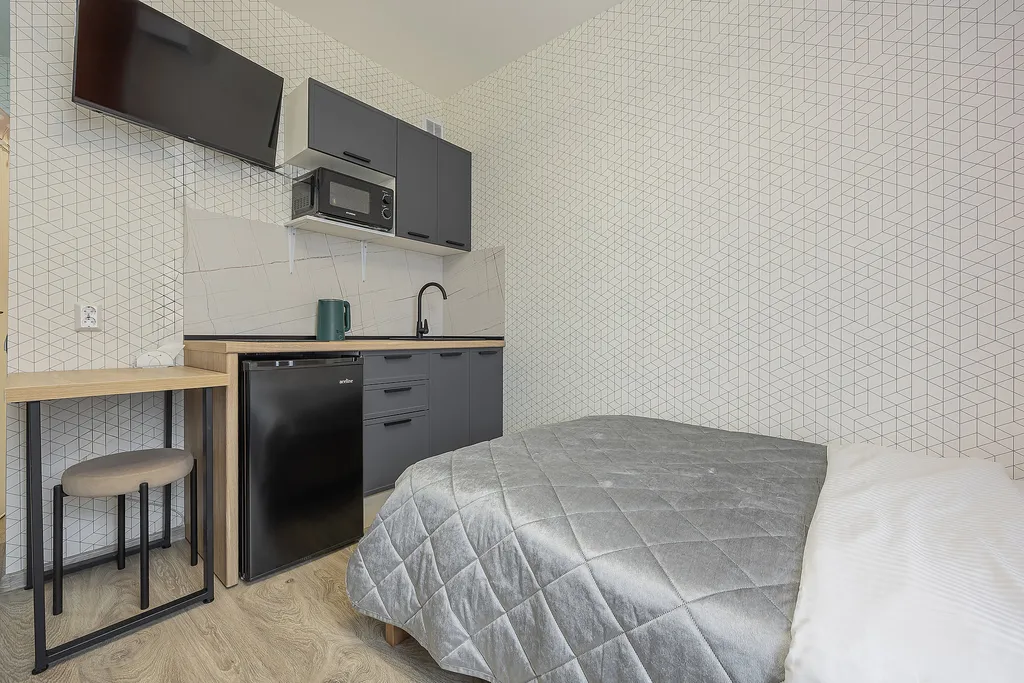 Студия однокомнатная у Буревестника, в Мещерке, 20 м², Нижний Новгород — кухня