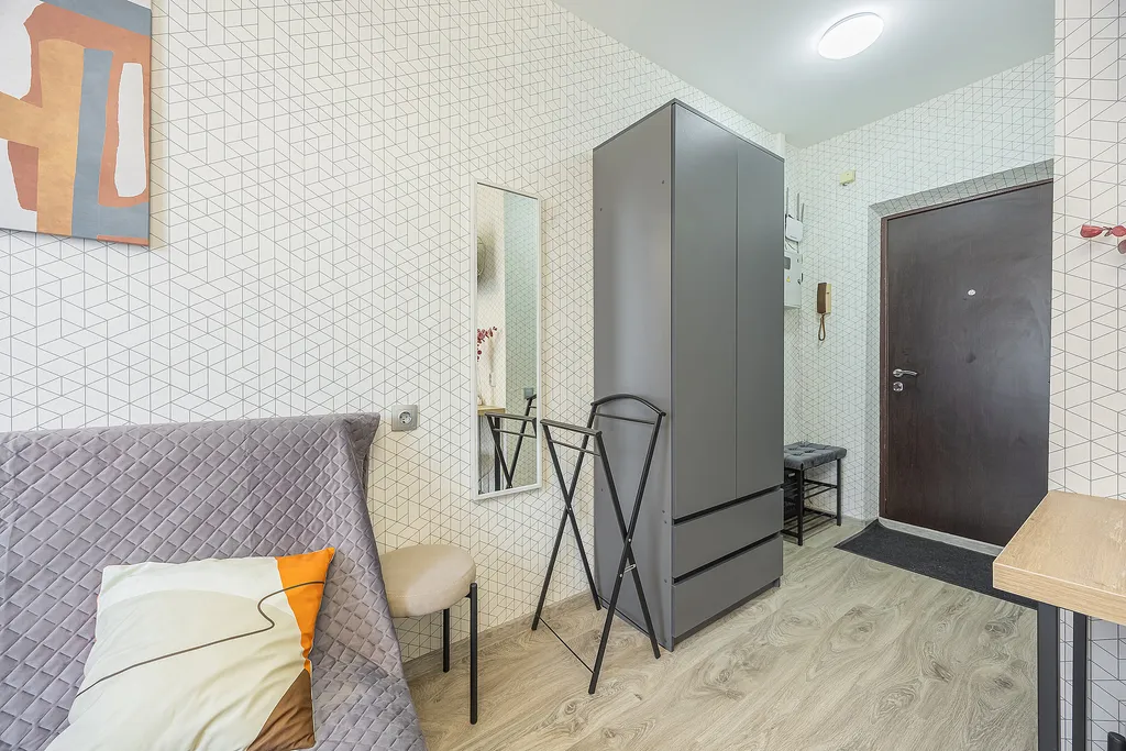 Студия однокомнатная у Буревестника, в Мещерке, 20 м², Нижний Новгород — спальня, фото 7