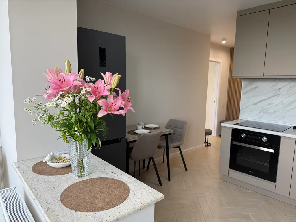 Квартира однокомнатная на улице Булгакова, 45 м², Пятигорск — кухня, фото 4