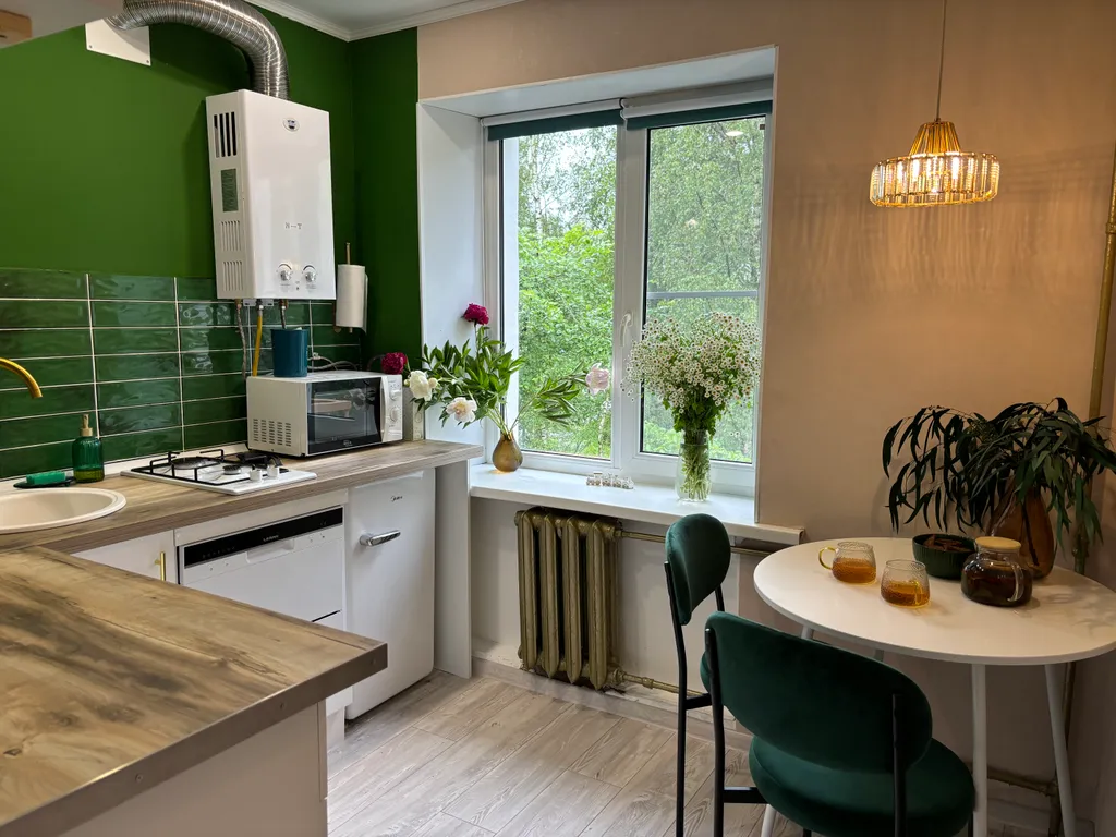 Квартира однокомнатная на улице Александровской, 30 м², Старая Русса — кухня, фото 5