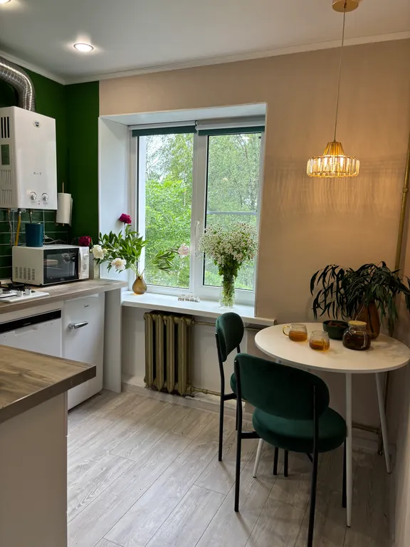 Квартира однокомнатная на улице Александровской, 30 м², Старая Русса — кухня, фото 6