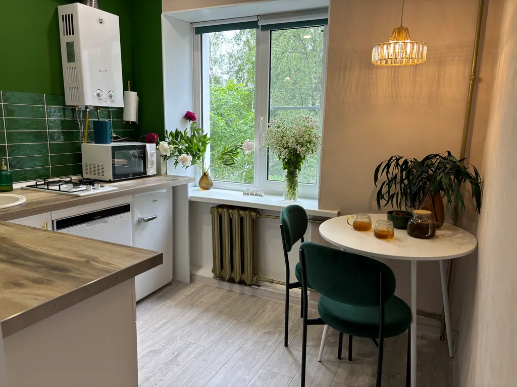 Квартира однокомнатная на улице Александровской, 30 м², Старая Русса — кухня, фото 7