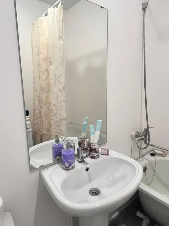 Студия однокомнатная в Чкаловском, 34 м², Екатеринбург — ванная комната, фото 2