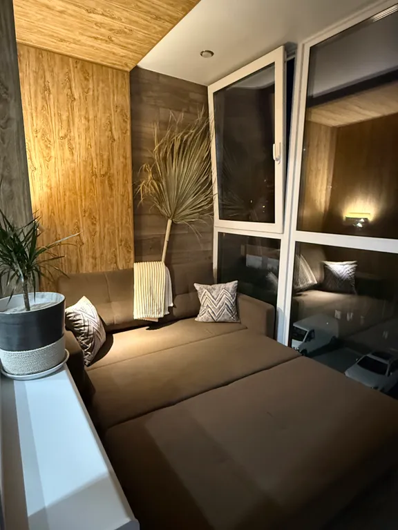 Студия однокомнатная в Автозаводском, 30 м², Тольятти — спальня, фото 5