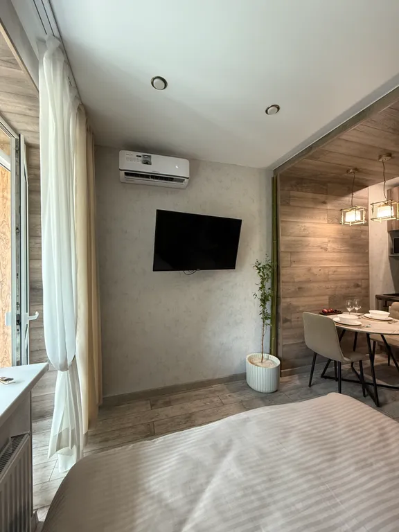 Студия однокомнатная в Автозаводском, 30 м², Тольятти — спальня, фото 3