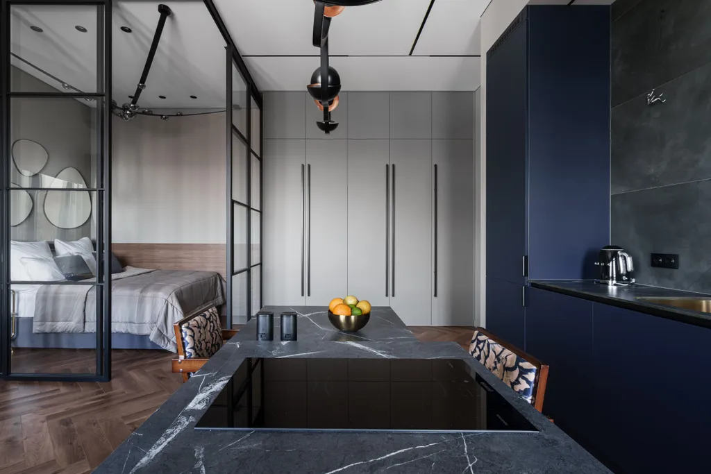 Квартира однокомнатная в Советском, 55 м², Красноярск — кухня, фото 5