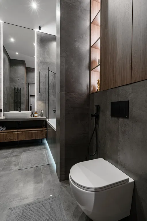 Квартира однокомнатная в Советском, 55 м², Красноярск — ванная комната, фото 3