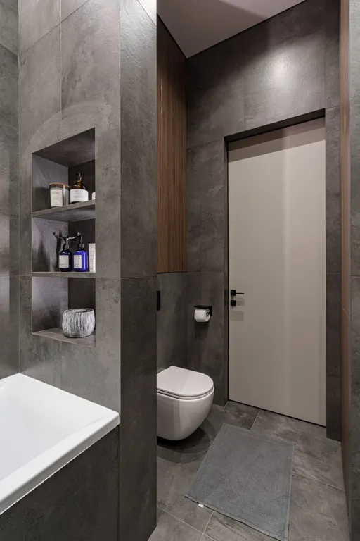 Квартира однокомнатная в Советском, 55 м², Красноярск — ванная комната, фото 7
