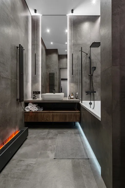 Квартира однокомнатная в Советском, 55 м², Красноярск — ванная комната