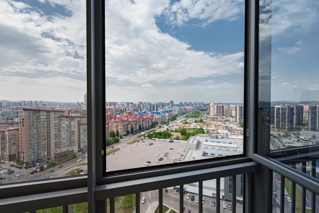 Квартира однокомнатная в Советском, 55 м², Красноярск — вид из окна