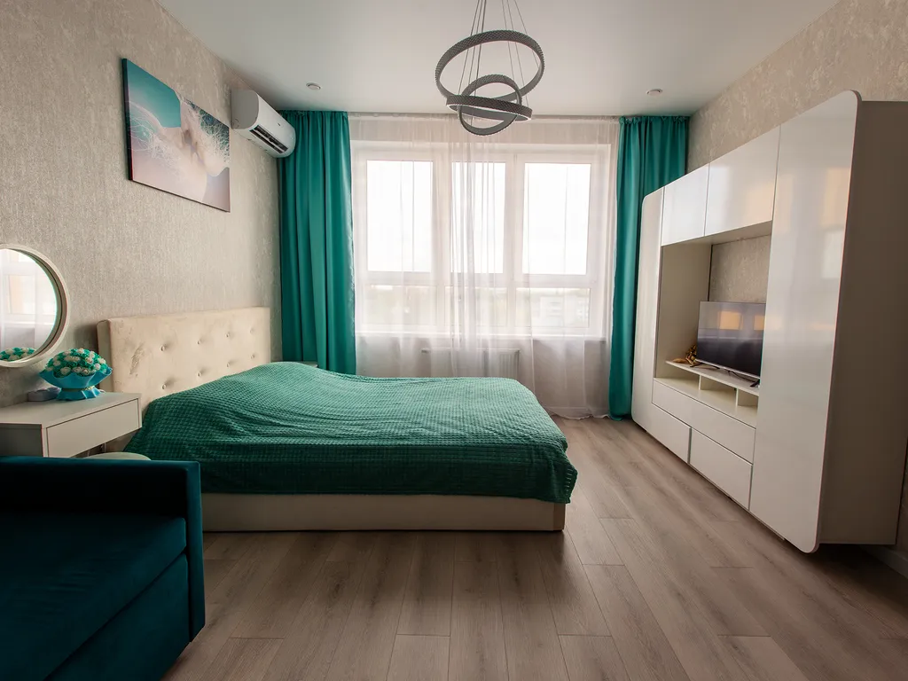 Студия однокомнатная в Советском, 31 м², Нижний Новгород — спальня