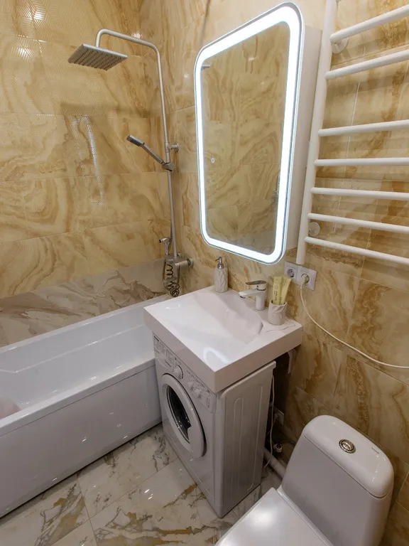 Студия однокомнатная в Советском, 31 м², Нижний Новгород — ванная комната, фото 2