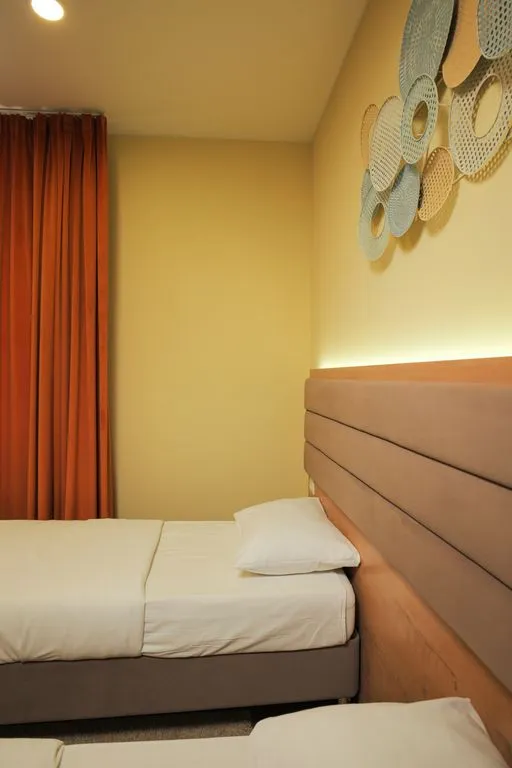 Двухместный номер с 2 отдельными кроватями теплый для двух путешественников