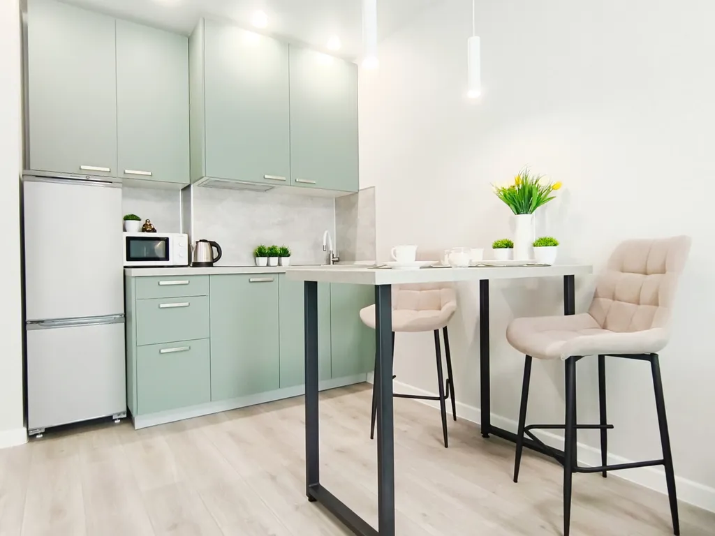 Квартира однокомнатная в Железнодорожном, 32 м², Самара — кухня, фото 2