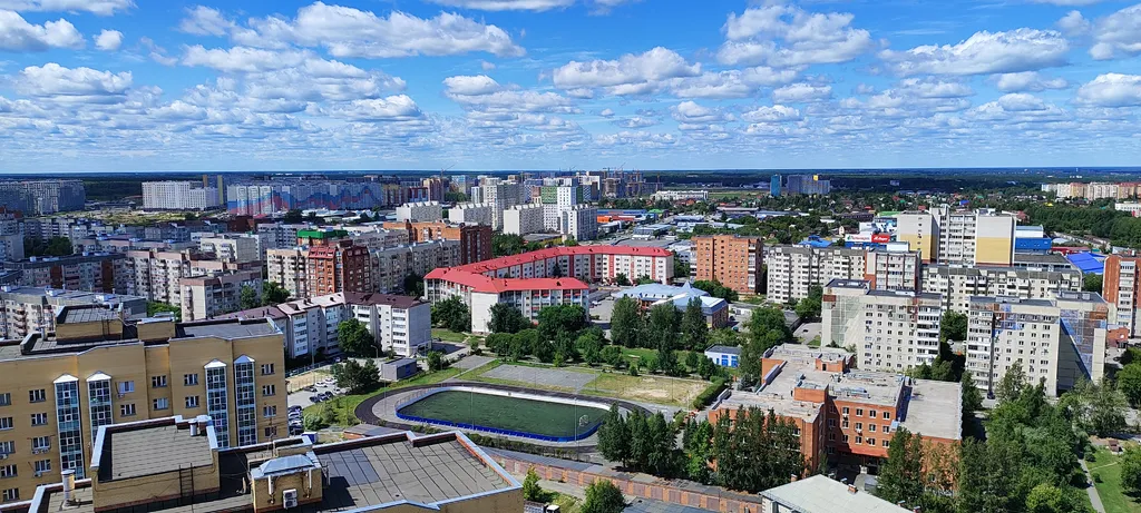 Квартира однокомнатная на улице Московском Тракте, 40 м², Тюмень — вид из окна, фото 2