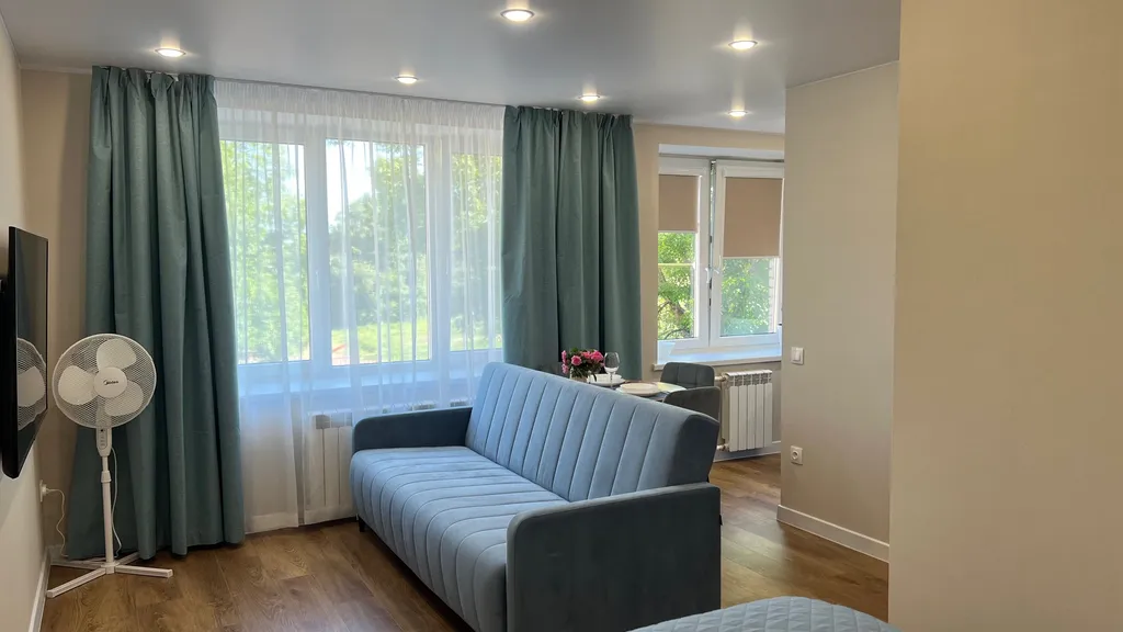 Студия однокомнатная на улице Южном Вале, 30 м², Выборг — фото 13