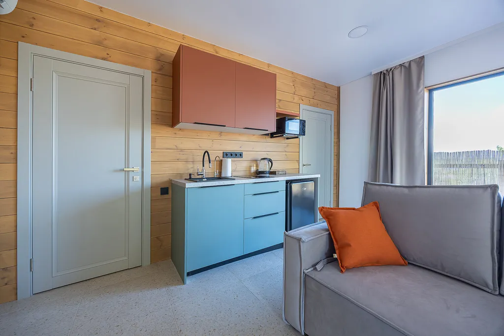 Дом 4-местный в Нижегородском, 40 м², Нижний Новгород — кухня, фото 2