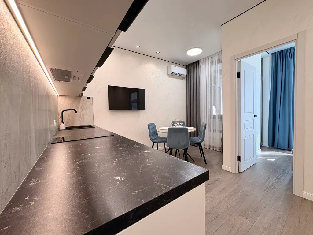 Квартира однокомнатная в Ново-Савиновском, 30 м², Казань — кухня, фото 5