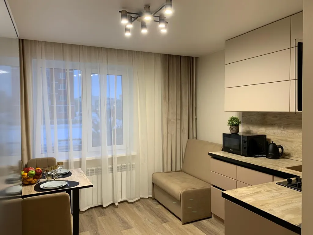 Квартира однокомнатная в Заводском, 42 м², Саратов — кухня, фото 3