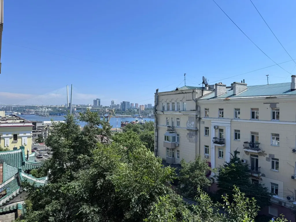 Квартира однокомнатная в Фрунзенском, 31 м², Владивосток — вид из окна, фото 3