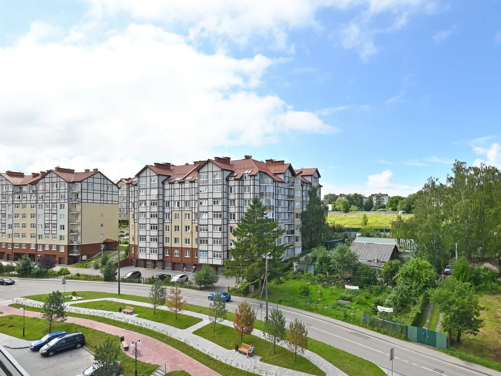 Студия однокомнатная на проезде Майском, 24 м², Светлогорск — вид из окна, фото 3