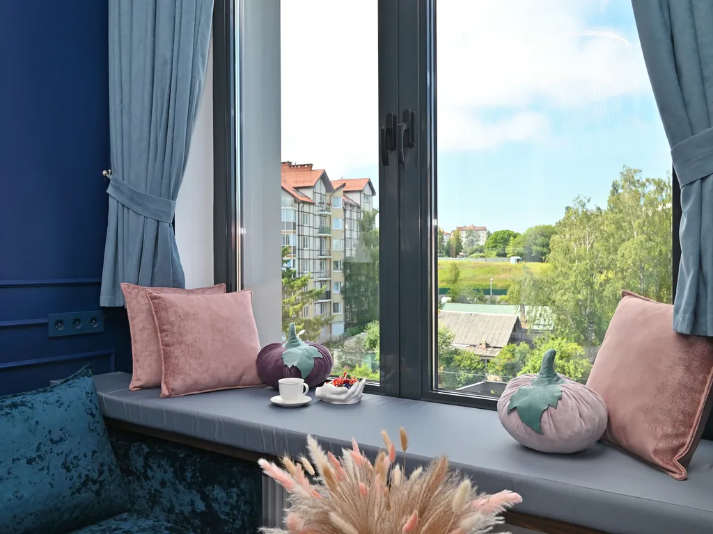 Студия однокомнатная на проезде Майском, 24 м², Светлогорск — вид из окна, фото 5