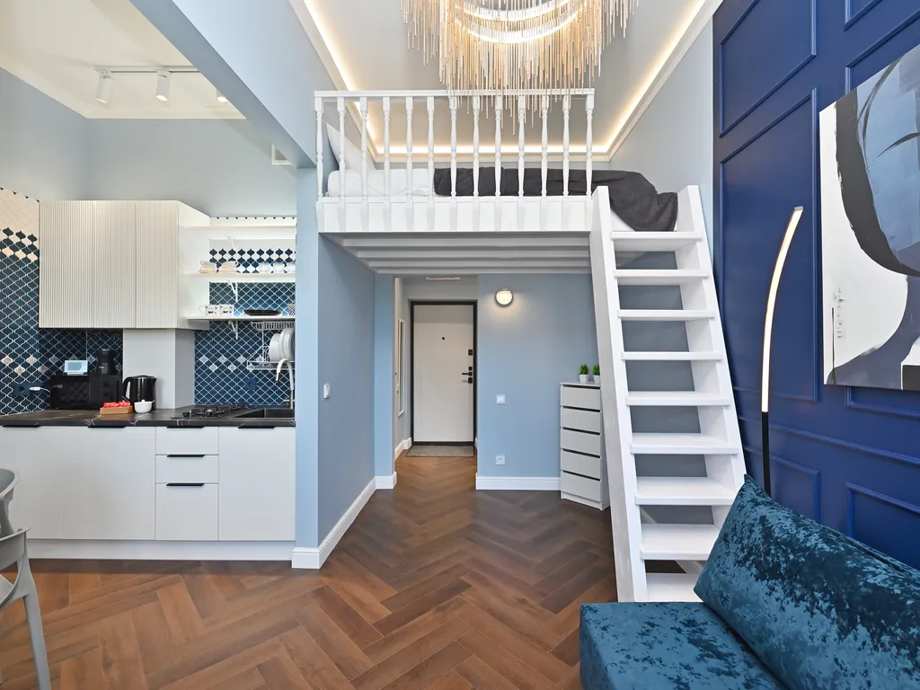 Студия однокомнатная на проезде Майском, 24 м², Светлогорск — кухня, фото 2