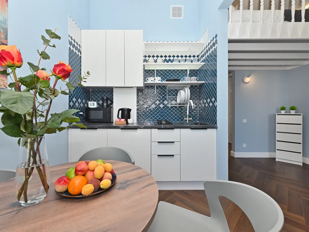 Студия однокомнатная на проезде Майском, 24 м², Светлогорск — кухня, фото 3