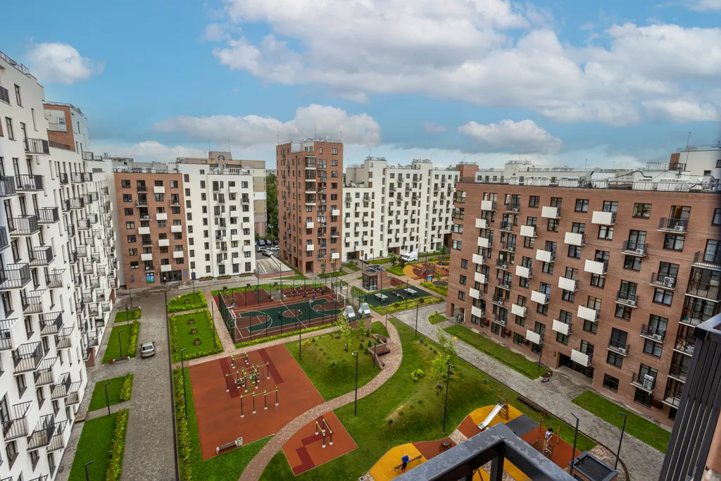 Студия однокомнатная на улице Городской Вал, 22 м², Ярославль — вид из окна