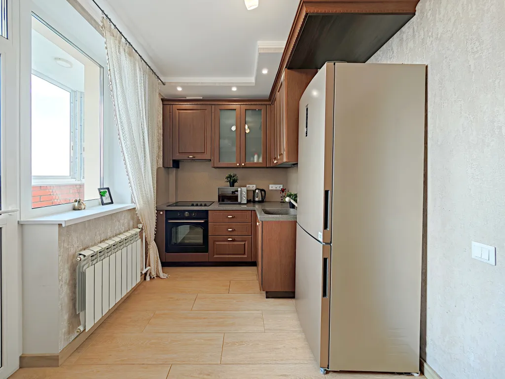 Квартира однокомнатная в Промышленном, 42 м², Самара — кухня, фото 2