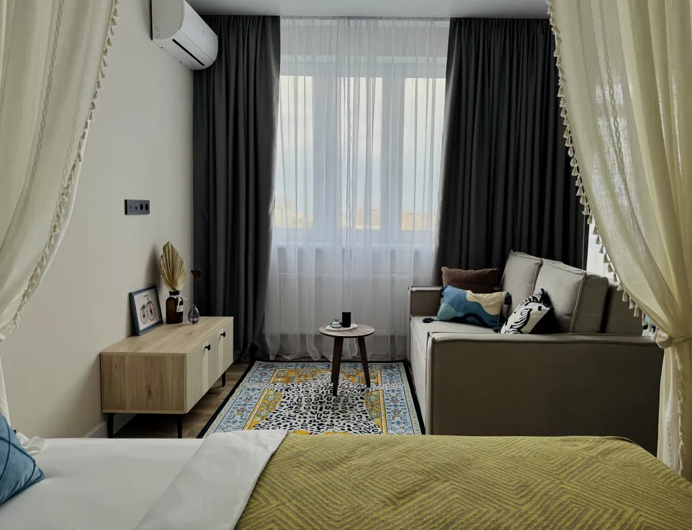 Студия однокомнатная у Спортивной, в Железнодорожном, 34 м², Самара — фото 2