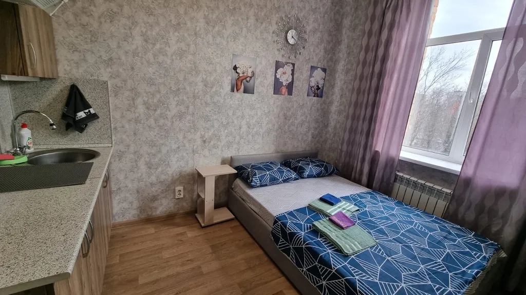 Студия однокомнатная у Окружной, в Марфино, 18 м², Москва — спальня, фото 3