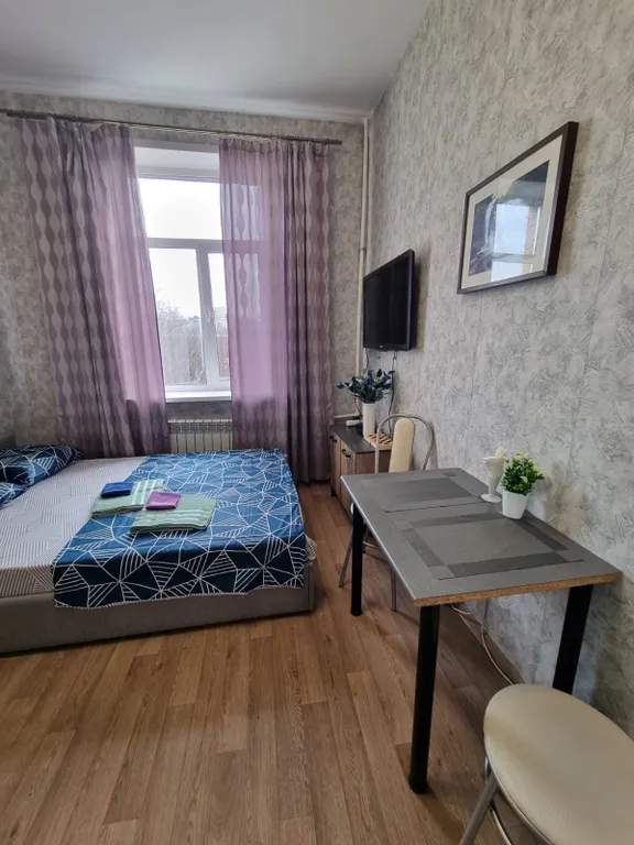 Студия однокомнатная у Окружной, в Марфино, 18 м², Москва — спальня, фото 4