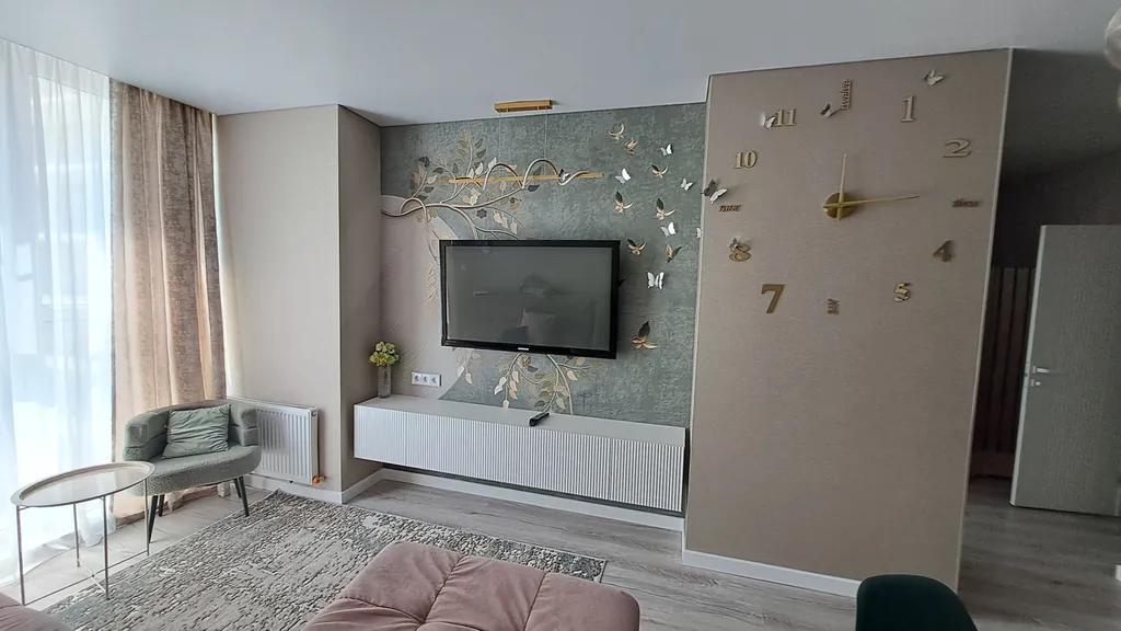 Квартира однокомнатная на улице Привокзальной, 42 м², Ростов-на-Дону — спальня, фото 7