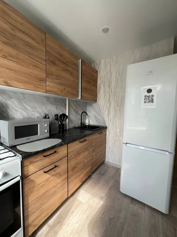 Апартаменты однокомнатные у Горьковской, в Кузнечихе, 35 м², Нижний Новгород — кухня
