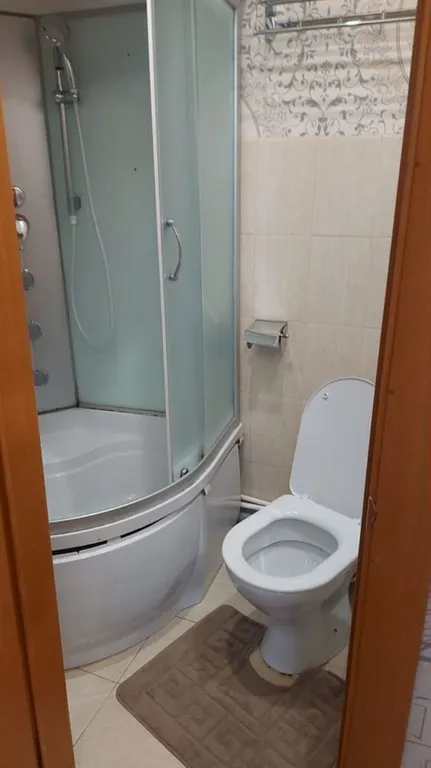 Квартира однокомнатная у Автозаводской, в Даниловском, 15 м², Москва — ванная комната, фото 4