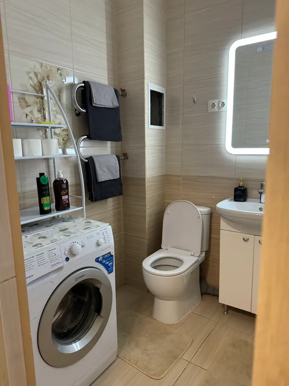 Студия однокомнатная в Автозаводском, 22 м², Тольятти — ванная комната, фото 2