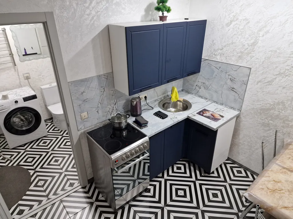 Квартира двухкомнатная в Куйбышевском, 47 м², Иркутск — кухня, фото 3