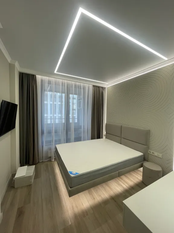 Студия двухкомнатная в Ново-Савиновском, 47 м², Казань — спальня, фото 10