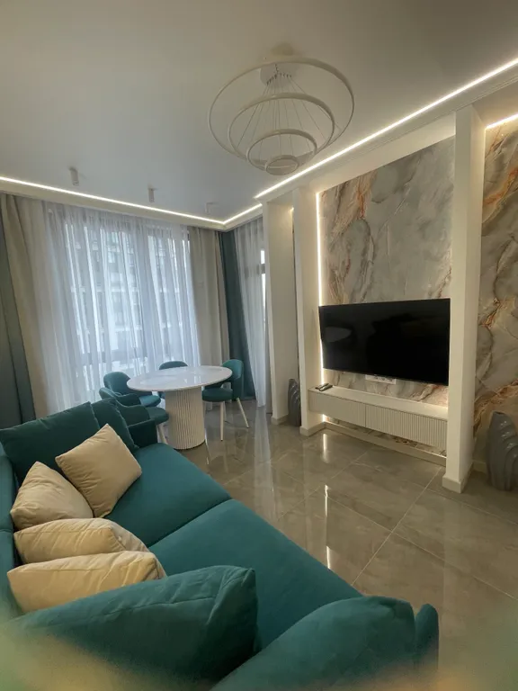 Студия двухкомнатная в Ново-Савиновском, 47 м², Казань — спальня, фото 11