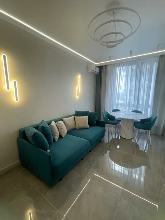 Студия двухкомнатная в Ново-Савиновском, 47 м², Казань — спальня, фото 12
