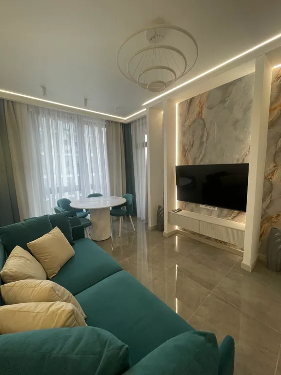 Студия двухкомнатная в Ново-Савиновском, 47 м², Казань — спальня, фото 13
