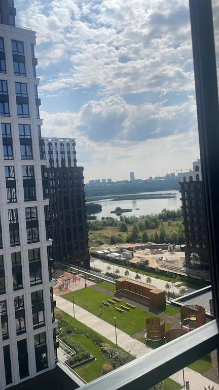 Студия двухкомнатная в Ново-Савиновском, 47 м², Казань — вид из окна