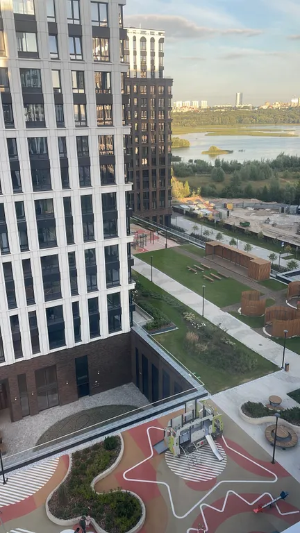 Студия двухкомнатная в Ново-Савиновском, 47 м², Казань — вид из окна, фото 2