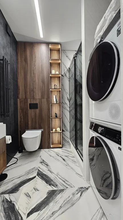 Апартаменты однокомнатные в Ново-Савиновском, 45 м², Казань — ванная комната, фото 4