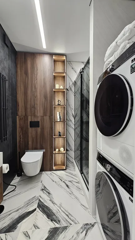 Апартаменты однокомнатные в Ново-Савиновском, 45 м², Казань — ванная комната, фото 6