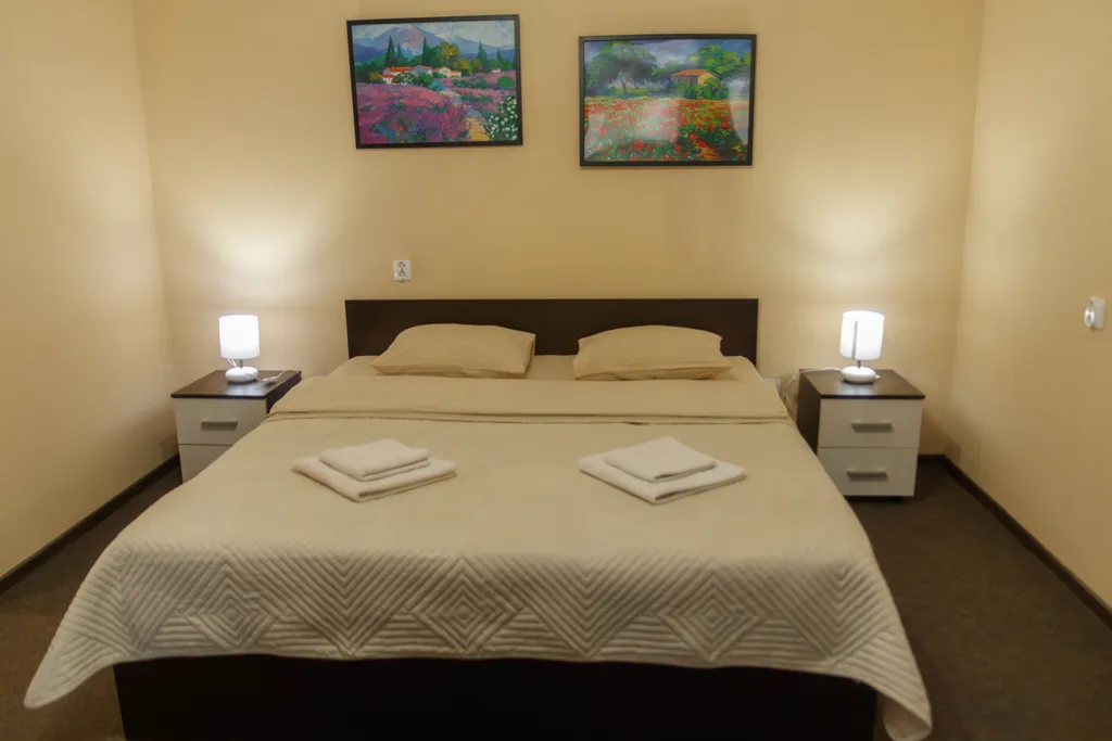 Двухместный номер с 1 кроватью Комфорт с кухней