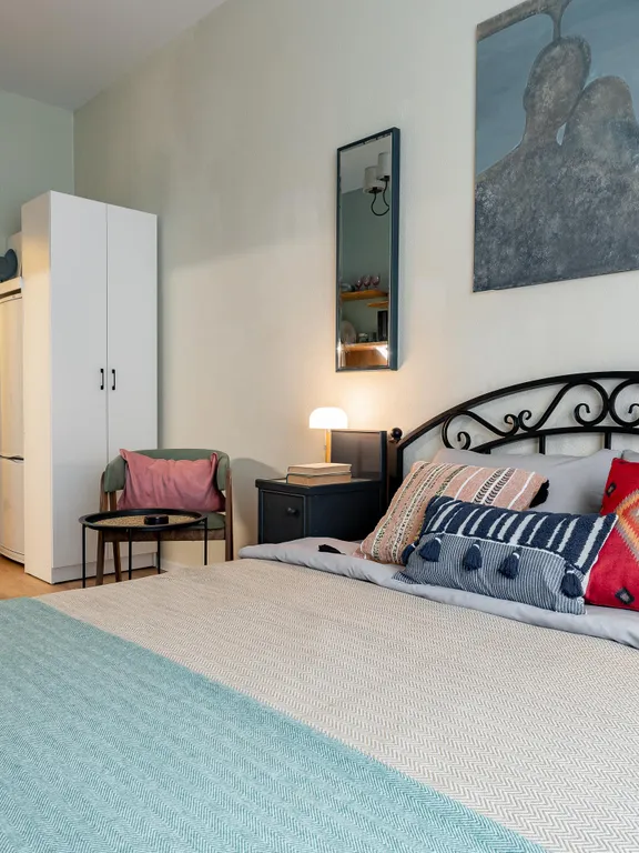 Студия однокомнатная в Колпинском, 26 м², Колпино — спальня, фото 5